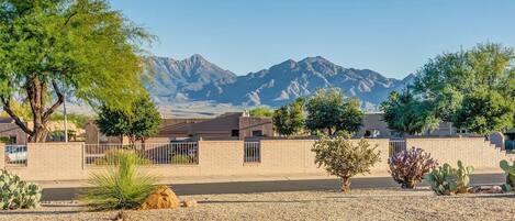 Rear patio view