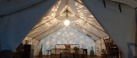 The dreamy "Sagebrush" glamping tent