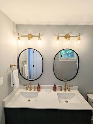 Master bathroom.