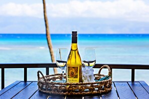 Enjoy your meals from this 3rd-floor lanai