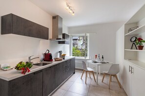 Kitchen and dining area