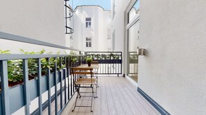 Blick vom Balkon