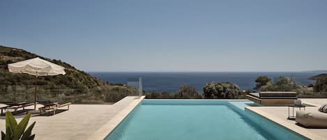 An Impeccable Sea View Villa, in Volymes - Zakynthos, awaits to inspire you. 
