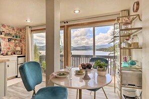 Newman Lake View from the breakfast table!