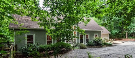 Front View of Lake Home