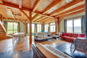 Living Room | Wood-Burning Stove (Firewood Provided)