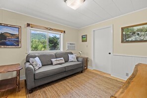 Alternate view of living room.  TV to the right (not in photo)