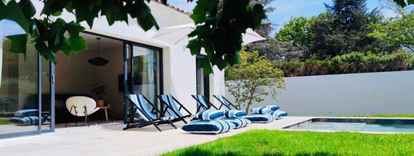 Terrasse et bain de soleil
