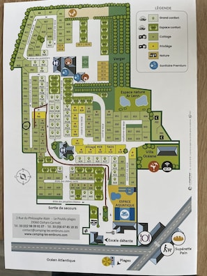 Carte de l’hébergement