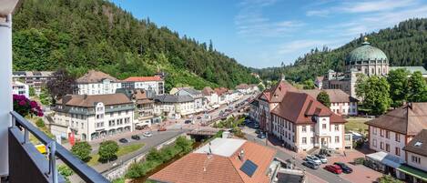 Blick von der Unterkunft