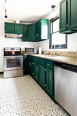 Fully equipped kitchen for all of your cooking needs.