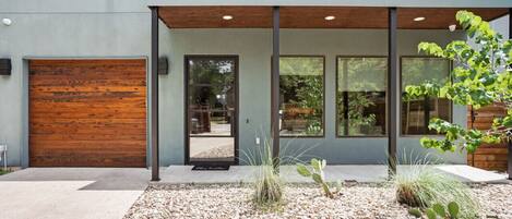 Exterior of our beautiful Austin home