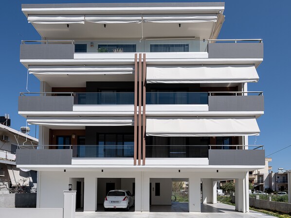 Overnatningsstedets facade