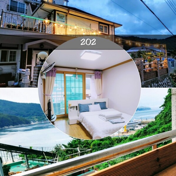 Great location near the beach and stores. Nice BBQ area with beautiful sea-view.