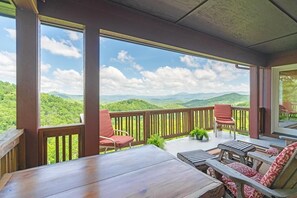 Deck Area--- Long Range Mountain View