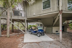 Golf cart provided with your rental