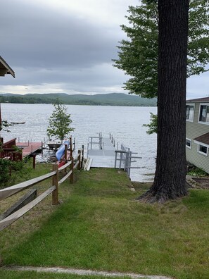 Semi-private dock for enjoying the lake 