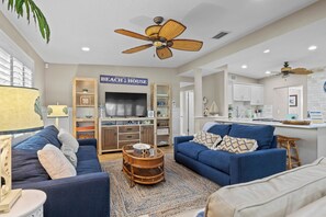 Living room with all new furniture