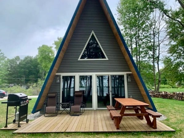 Cabin view from waterside