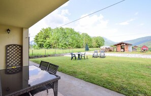 outside