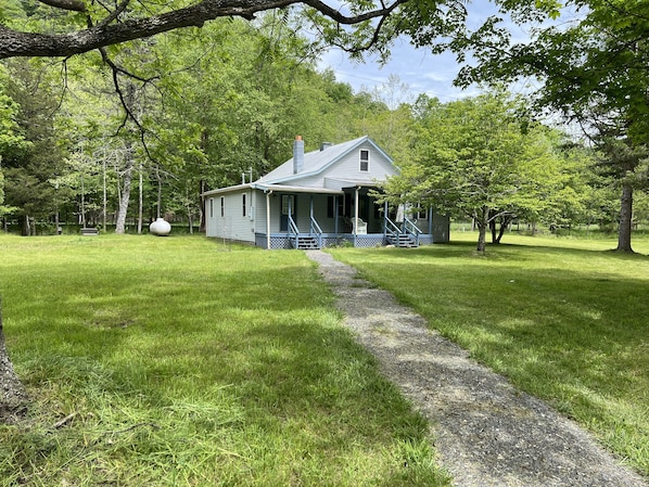 Front of the cottage