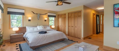 Spacious master suite to enjoy your vacation in luxury.