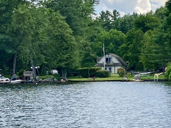 The semi-private beach area.