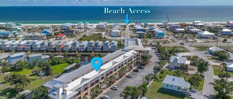 5 minute walk from the unit to the beach access, Mexico Beach, FL