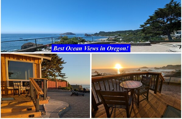 Views of your deck and the rear courtyard.