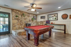 Game Room with Arcade games and Darts