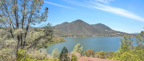 View of Clear Lake from the upper deck.