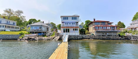 View of the house from the dock