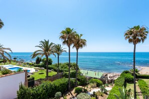 Beach and sea view.