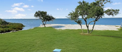 View of Cedar Island Bay from front porch.