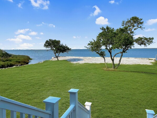 View of Cedar Island Bay from front porch.