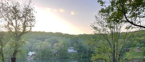 Rainbow at the lake