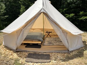 Bonus Yurt located in the back meadow