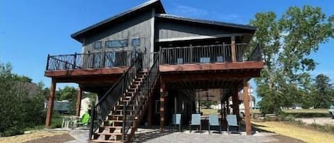 View of house from lake