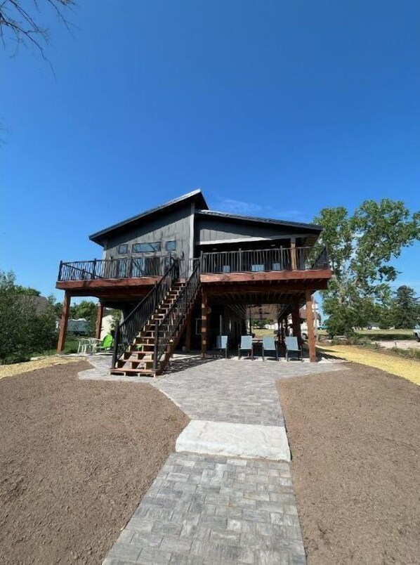 View of house from lake