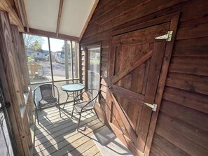Back Door Sitting Area with relaxing view