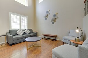 Front Room | Sleeper Sofa | Central Heat & A/C | Pack 'n Play