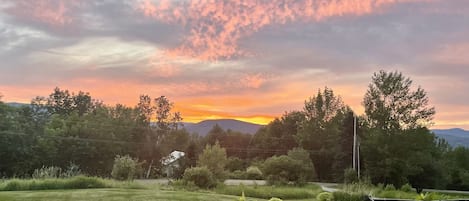 sunset from the front porch!