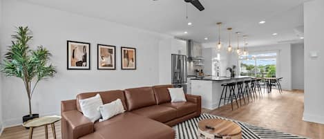 Luxury open-air living room