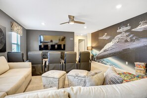 Relaxing Sitting Area with Movie Area View