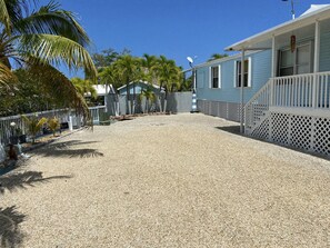 Front yard private parking