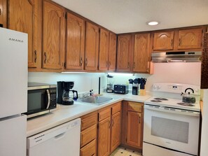 Fully-applianced kitchen