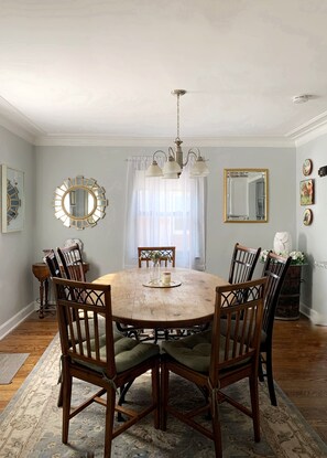 Dining room view from living room