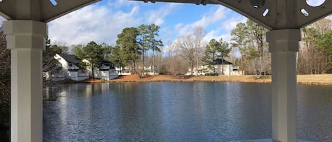 Beautiful view from the gazebo.