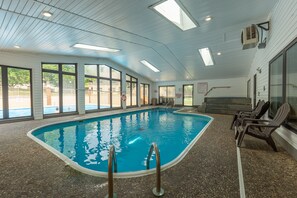 Communal Indoor Pool & Hot Tub Open Year Around!