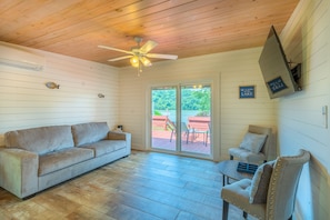 Living space with seating. 